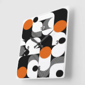 レトロ芸術 スクエア壁時計 (傾斜)