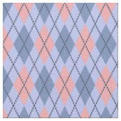 レトロ菱形パターン ファブリック (クローズアップ)