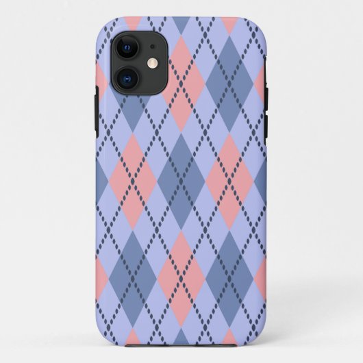 レトロ菱形パターン Case-Mate iPhoneケース (裏面)