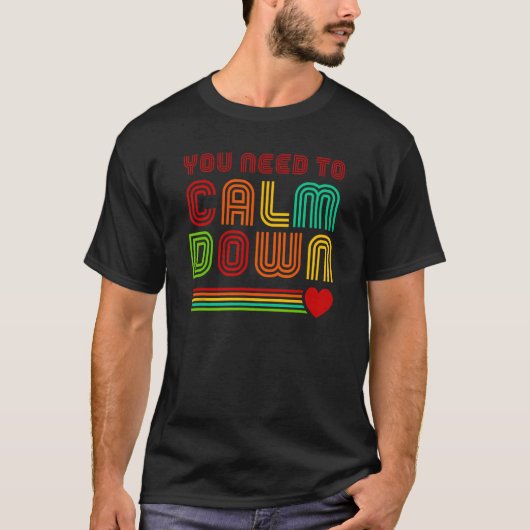 レトロ落ち着き Tシャツ (正面)