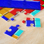 レトロ落下煉瓦アーケードゲームパズル ジグソーパズル (側面)