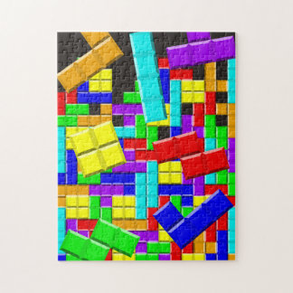 レトロ落下煉瓦アーケードゲームパズル ジグソーパズル