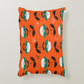 レトロ葉の継ぎ目なし  アクセントクッション (正面(垂直))