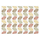 レトロ葉パターン テーブルクロス (正面(横))