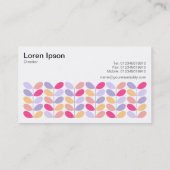 レトロ葉01 名刺 (裏面)