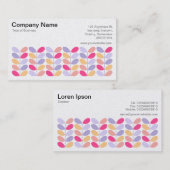 レトロ葉01 - （真珠） 名刺 (正面/裏面)