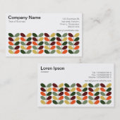 レトロ葉02 名刺 (正面/裏面)