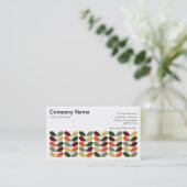 レトロ葉02 名刺 (スタンド正面)