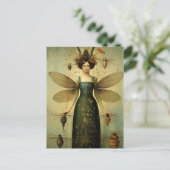 レトロ虫の女神ぞっとさせる ポストカード (スタンド正面)