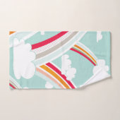 レトロ虹 バスタオルセット (ハンドタオル)