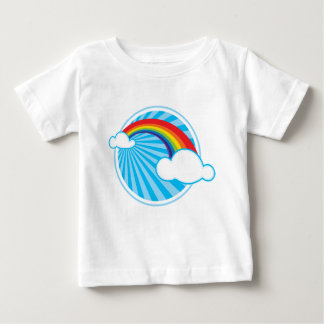 レトロ虹 ベビーTシャツ