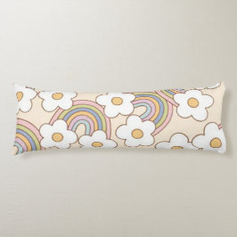 レトロ虹 ボディピロー
