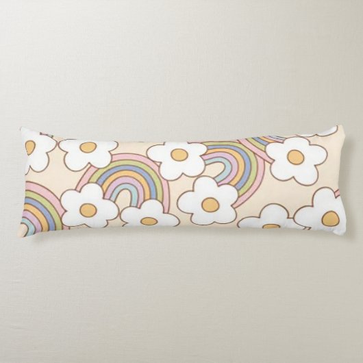 レトロ虹 ボディピロー (正面)