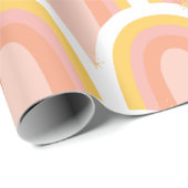 レトロ虹 ラッピングペーパー (ロールコーナー)