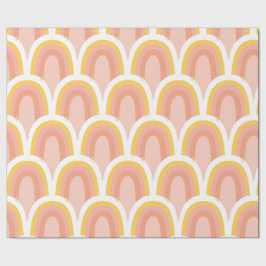 レトロ虹 ラッピングペーパー