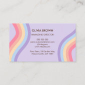 レトロ虹 名刺 (裏面)