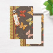 レトロ蝶TYギフトラベル (デスク)