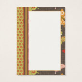 レトロ蝶TYギフトラベル (裏面)