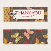 レトロ蝶TYスキニーギフトラベル2 (正面&裏面)