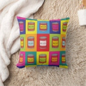 レトロ行の缶詰焼いたBeansの部品 クッション (ブランケット)