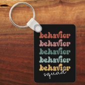 レトロ行動分隊行動セラピスト キーホルダー (正面)