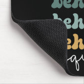 レトロ行動分隊行動セラピスト マウスパッド (コーナー)