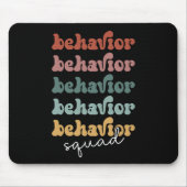 レトロ行動分隊行動セラピスト マウスパッド (正面)