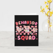 レトロ行動療法士バレンタイン応用行動分析 カード (黄色い花)