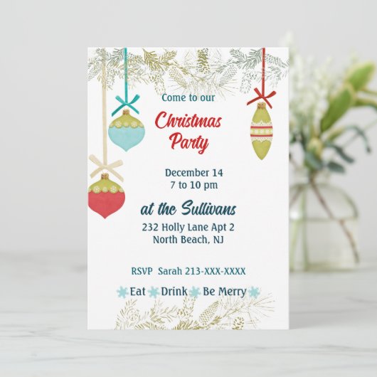 レトロ装飾品 招待状 (スタンド正面)