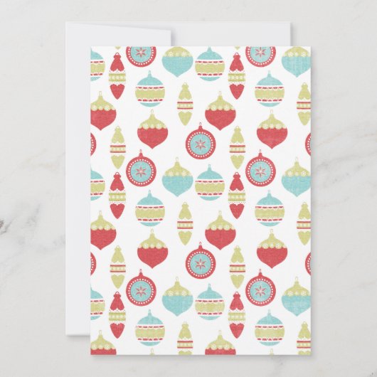 レトロ装飾品 招待状 (裏面)