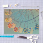 レトロ観覧車カーニバルフォトデカップージ 薄葉紙 (クラフト)