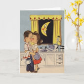 レトロ記念日グリーティングカード カード (黄色い花)