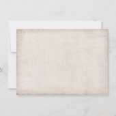 レトロ記念日パーティの招待状と写真 招待状 (裏面)