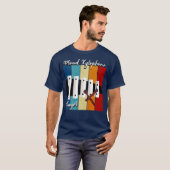 レトロ誇りを持ったキシロフォン奏者 Tシャツ (正面フル)