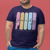 レトロ誇りを持ったファミリーカスタムの卒業式 Tシャツ