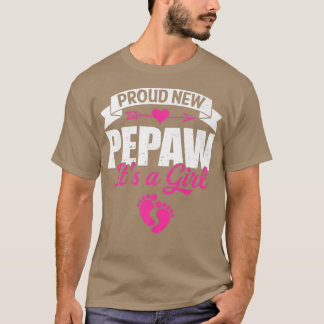 レトロ誇りを持ったファミリー新人女の子のジェンダー Tシャツ