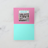 レトロ誕生日メモカード カード (内部)