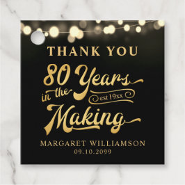 レトロ誕生日製造における80年パーソナライズされた フェイバータグ