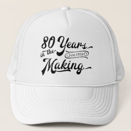 レトロ誕生日製造における80年 キャップ