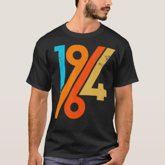 レトロ誕生日60sスタイルヴィンテージ1964 tシャツ