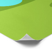 レトロ読の女性ポスター ポスター (角)