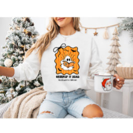 レトロ読幽霊の弓"クレピ実在ン" スウェットシャツ