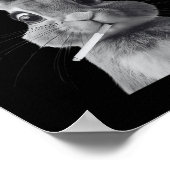 レトロ誰がF_Ckはアリスのおもしろいうさぎ ポスター (角)