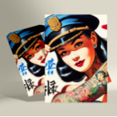 レトロ警察官 ポストカード