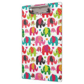 レトロ象はパターン壁紙をからかいます クリップボード (左)