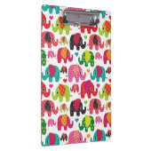 レトロ象はパターン壁紙をからかいます クリップボード (右)