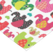 レトロ象はパターン壁紙をからかいます テーブルクロス (アングル)