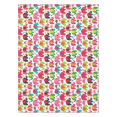 レトロ象はパターン壁紙をからかいます テーブルクロス (正面)