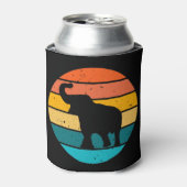 レトロ象 缶クーラー (缶正面)