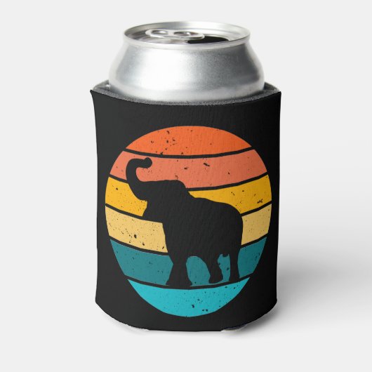 レトロ象 缶クーラー (缶裏面)